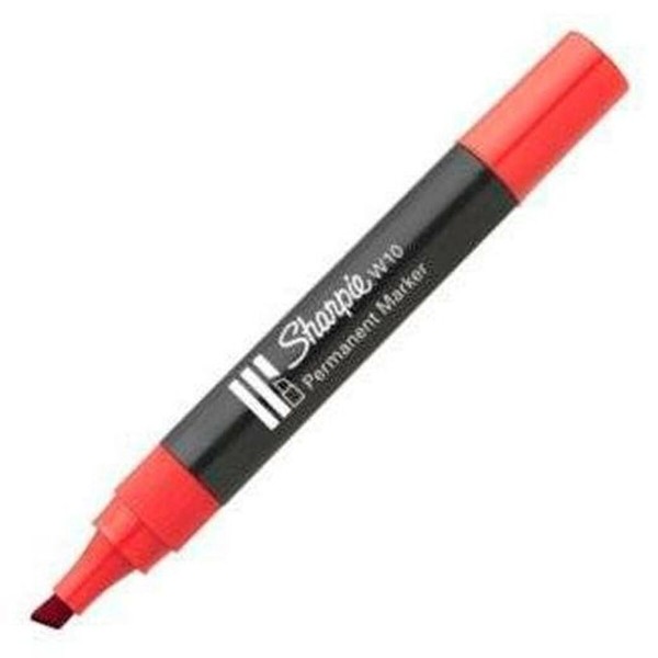 Dauermarker Sharpie W10 Rot 12 Stück